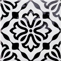 Quintessenza Ceramiche Genesi26 Antracite Lucido Deco 4